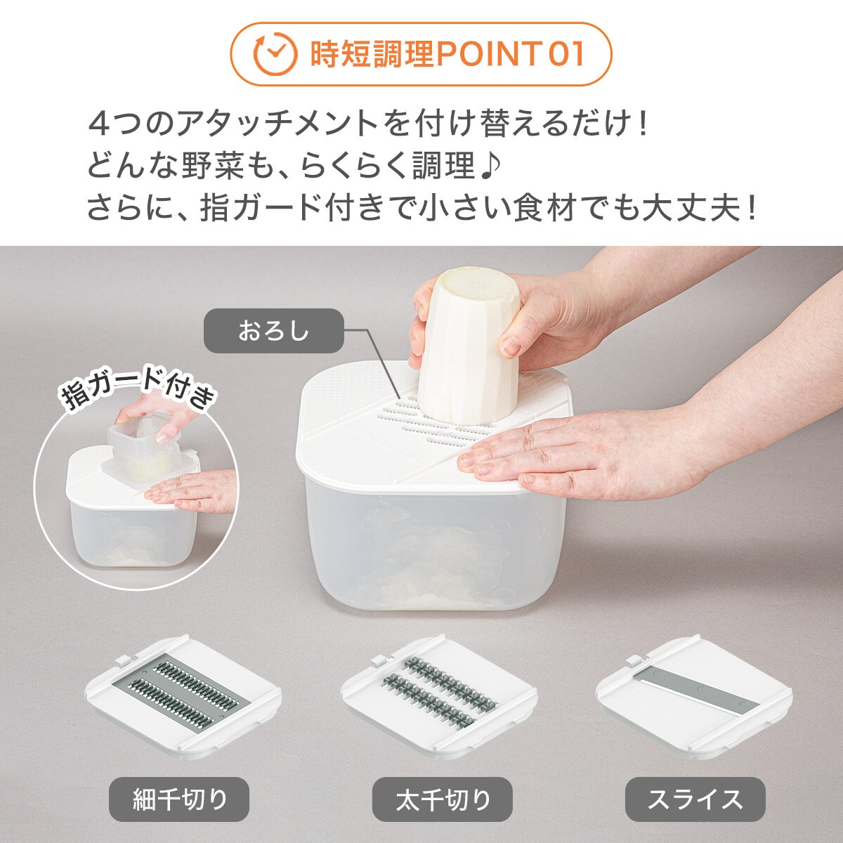 楽天市場】1台10役コンパクトスライサーザルボウル保存容器セット