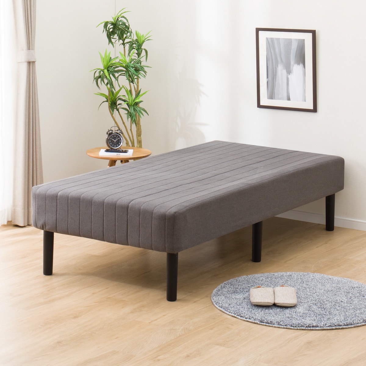 楽天市場】シングル脚付きマットレス (コット2 DGY) ニトリ 【玄関先迄