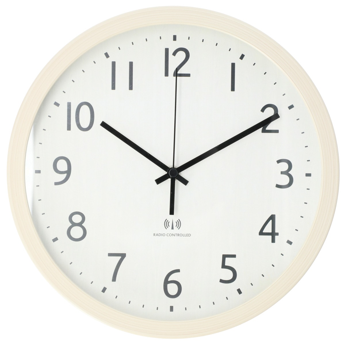 楽天市場】電波ステップ秒針掛け置き兼用時計 フォーレ (ホワイト