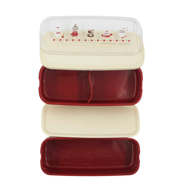 楽天市場】216903 ムーミン 2段ランチボックス スイーツデイ