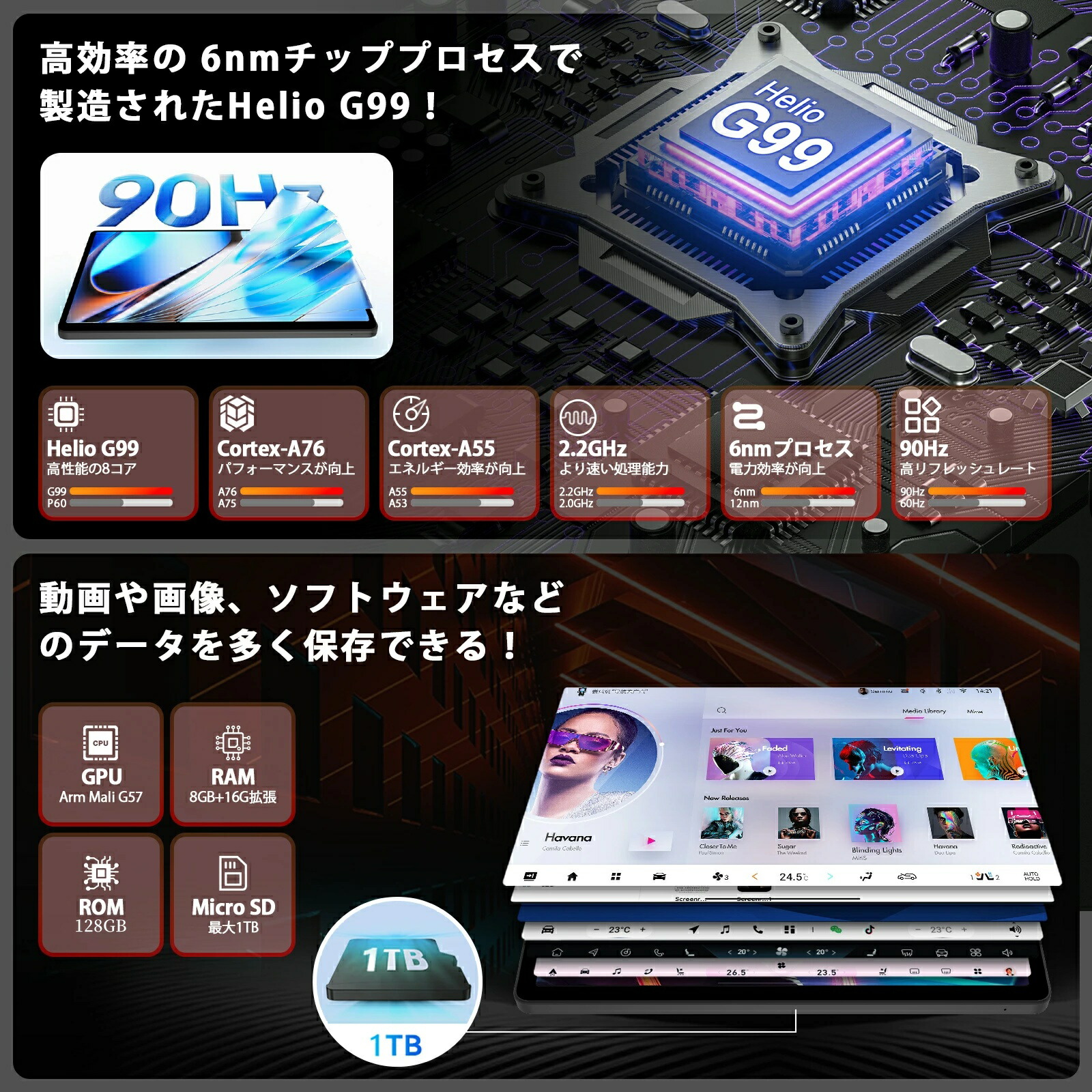 楽天市場】【クーポンで19000円android 15 Avidpad A90S 2 AI版