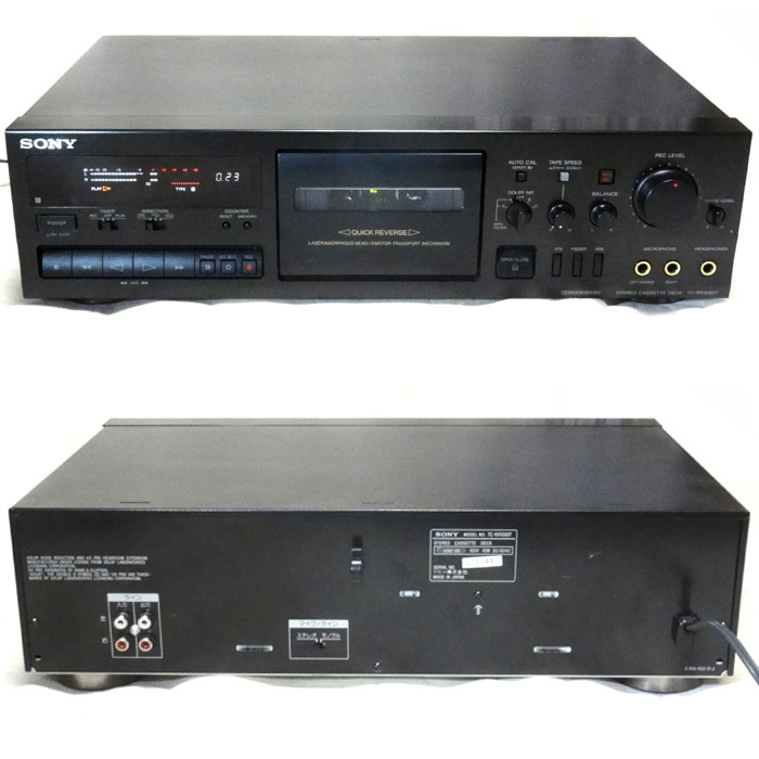 楽天市場】【中古】SONY TC-RX1000T オートリバースカセットデッキ