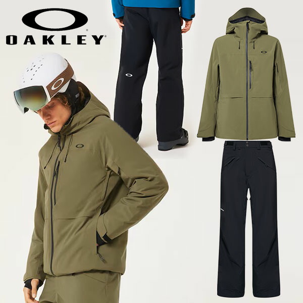 タグ付あり【OAKLEY】スノーボードウェア 上下 セットアップ L/XL