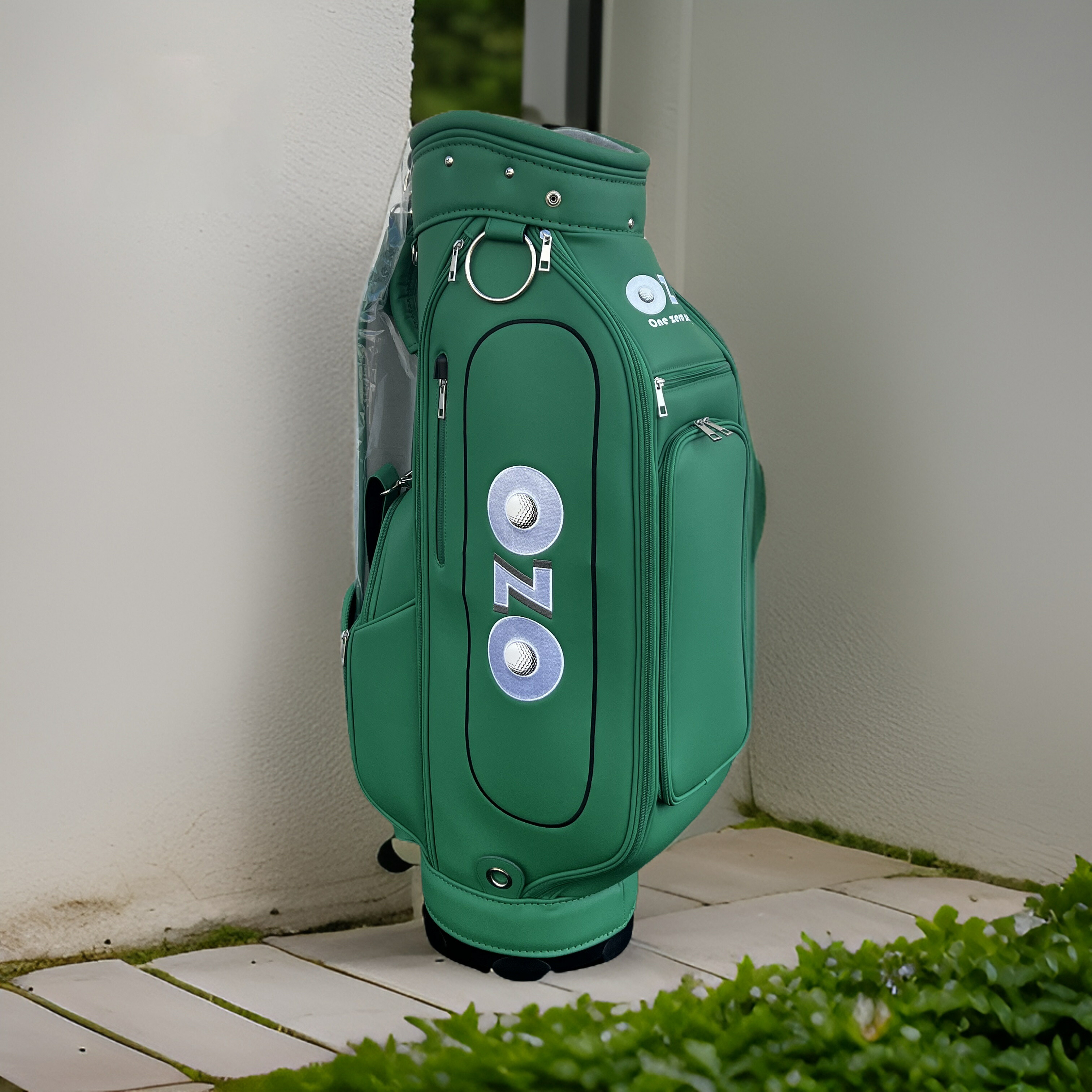 楽天市場】緑OZZO 軽量ゴルフキャディバッグ グリーン バーサタイル