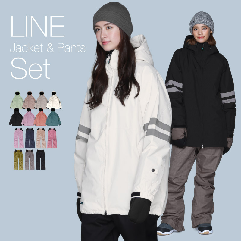 楽天市場】スノーボードウェア スキーウェア 上下セット レディース