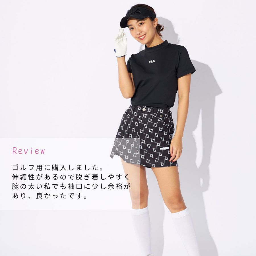 楽天市場】フィットネスウエア レディース UVTシャツ 半袖モックネック