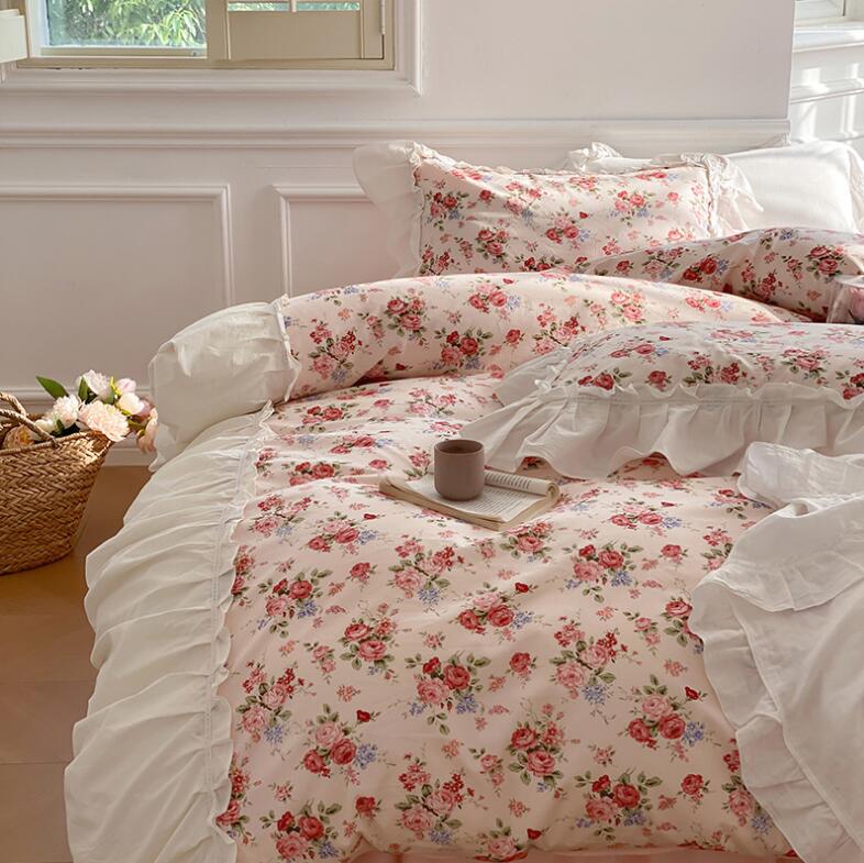 楽天市場】【送料無料】布団カバーセット お姫様風 寝具カバーセット