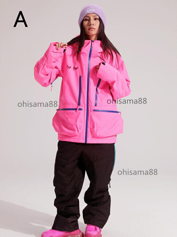楽天市場】【送料無料 】スキーウェア 韓国風 ボードウェア 上下セット