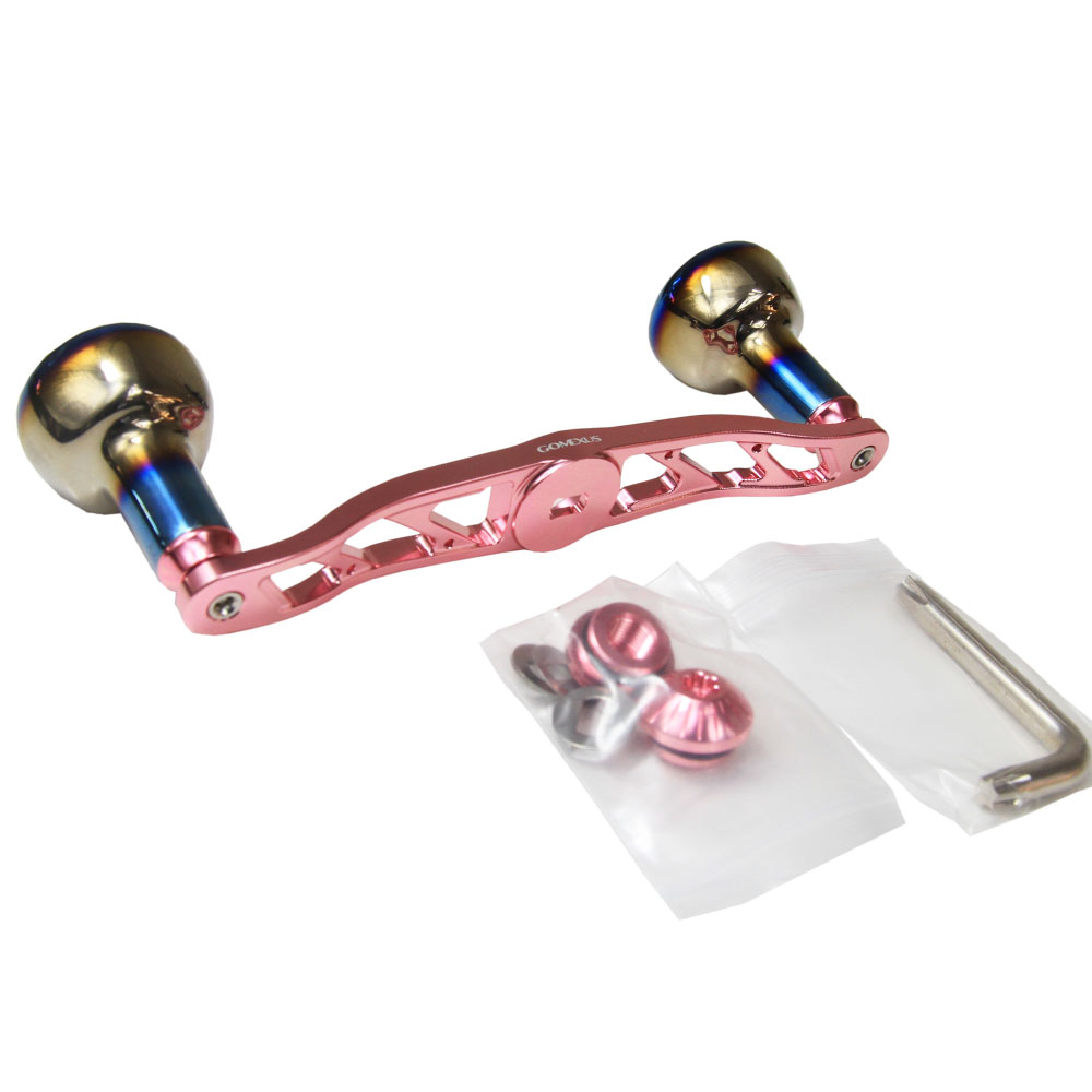 楽天市場】GOMEXUS シマノ用 チタンノブダブルハンドル ピンク 7×4