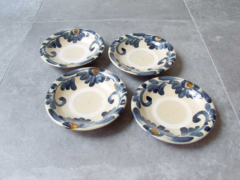 楽天市場】やちむん 民藝 読谷山焼 北窯 宮城正享 6寸皿 中皿 重 呉須