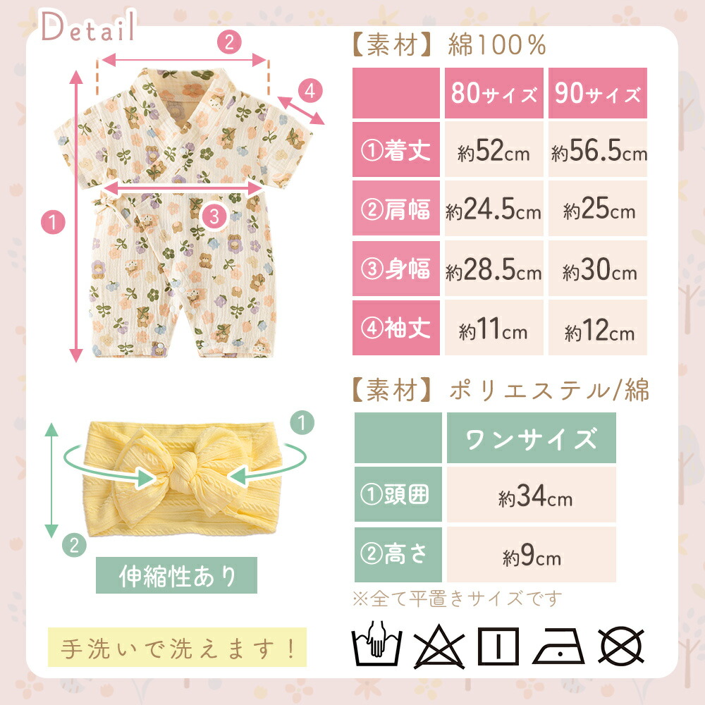 楽天市場】【MILASIC公式】ベビー 甚平 おまけ付き 女の子 男の子