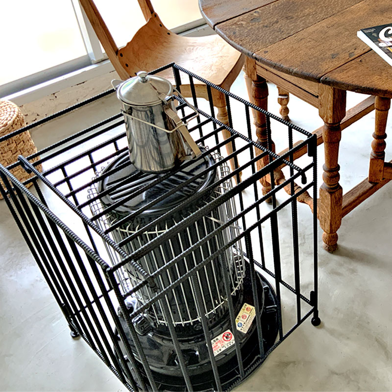 楽天市場】Lサイズ ストーブガード 折畳み 収納タイプ 対流式 屋根