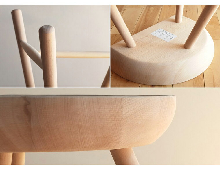楽天市場】MILKER's chair ミルカーズチェア No.49 3本足 木製
