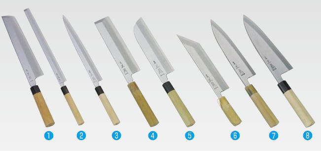 楽天市場】正本 本霞・玉白鋼 鎌型薄切庖刀 KS0722【代引き不可