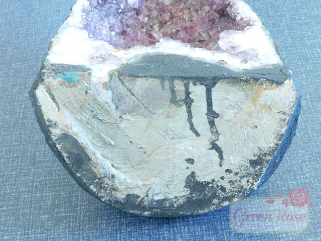 楽天市場】天然石 アメジスト ドーム クラスター パワーストーン 紫