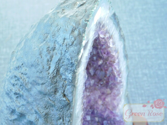 楽天市場】天然石 アメジスト ドーム クラスター パワーストーン 紫