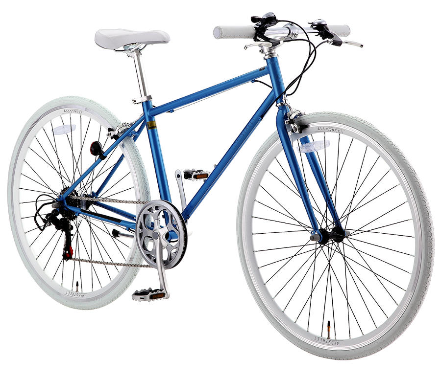 楽天市場】サカモトテクノ 700C オールストリート 外装6段変速 (ブルー