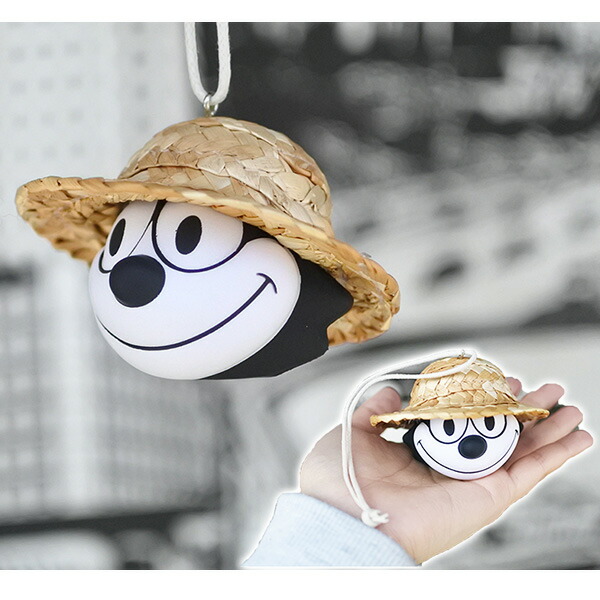 楽天市場】ルームミラーハンギング 麦わら フィリックス ホワイト