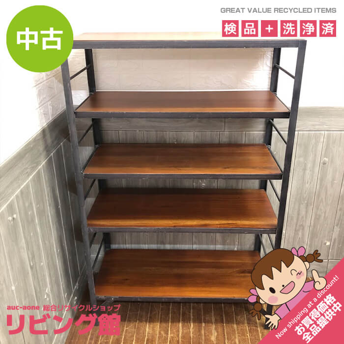 楽天市場】【中古】 ウニコ オープンシェルフ ランバー ブラック