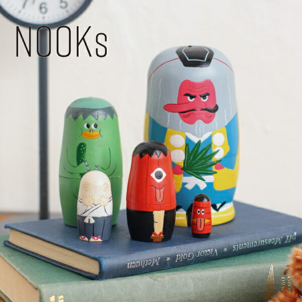 楽天市場】マトリョーシカ 妖怪 人形 NOOKs ヌークス 天狗 河童