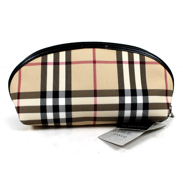 楽天市場】バーバリー ポーチ ミニポーチ 化粧ポーチ 新品同様 半月