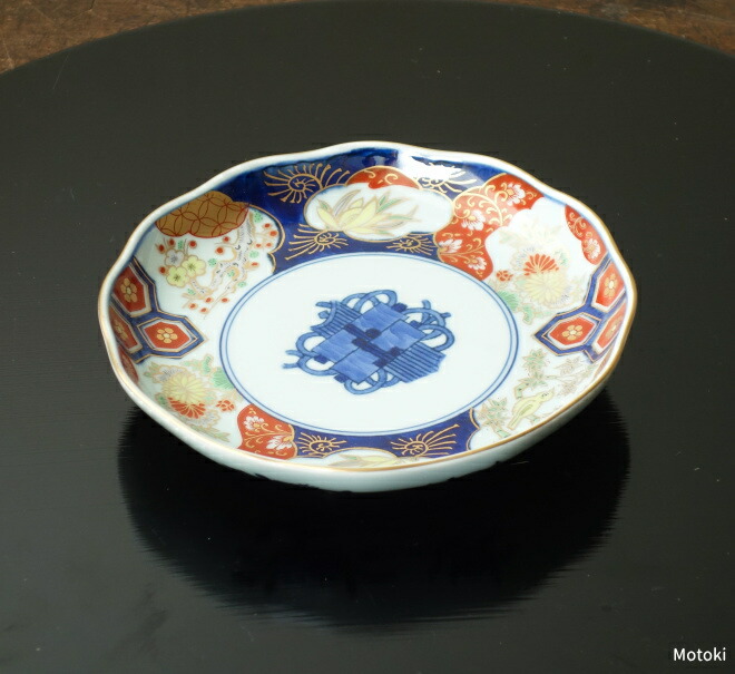 楽天市場】有田焼 巻物四君子銘々皿 : 有田焼や心器