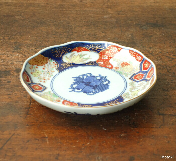 楽天市場】有田焼 巻物四君子銘々皿 : 有田焼や心器