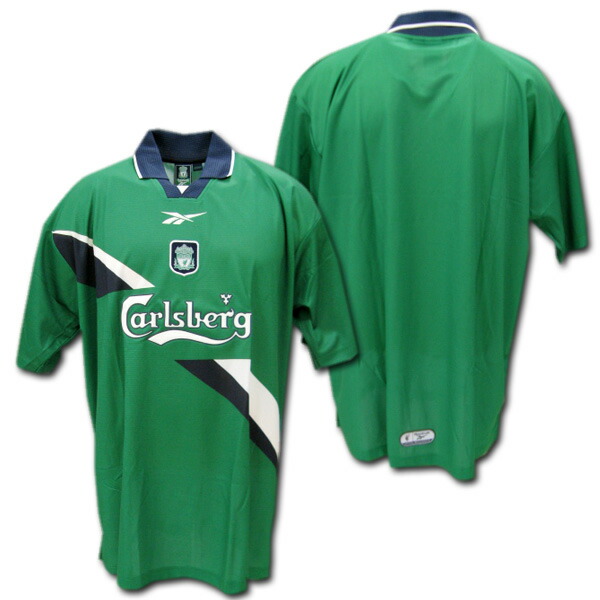 楽天市場】【ナンバー無料】 リバプール 99/00 00/01 アウェイ（緑