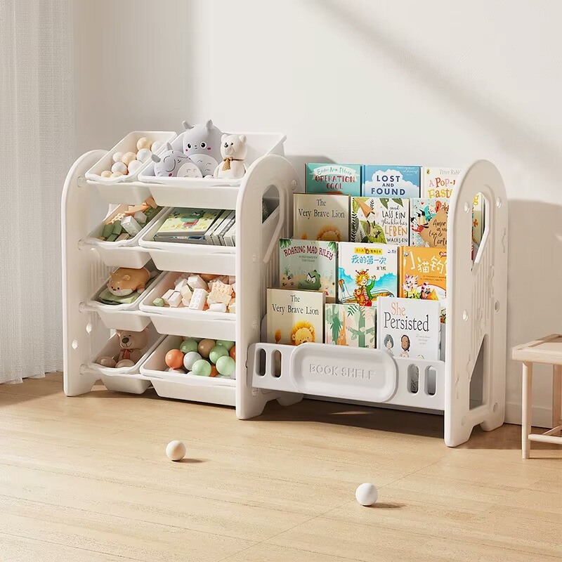 楽天市場】絵本棚 ＆ おもちゃ収納ボックス 子供部屋 絵本ラック