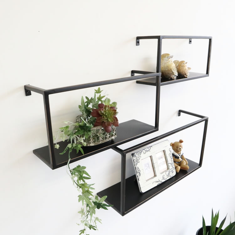 楽天市場】【スーパーSALE10％OFF】飾り棚 アンティーク調 壁掛け