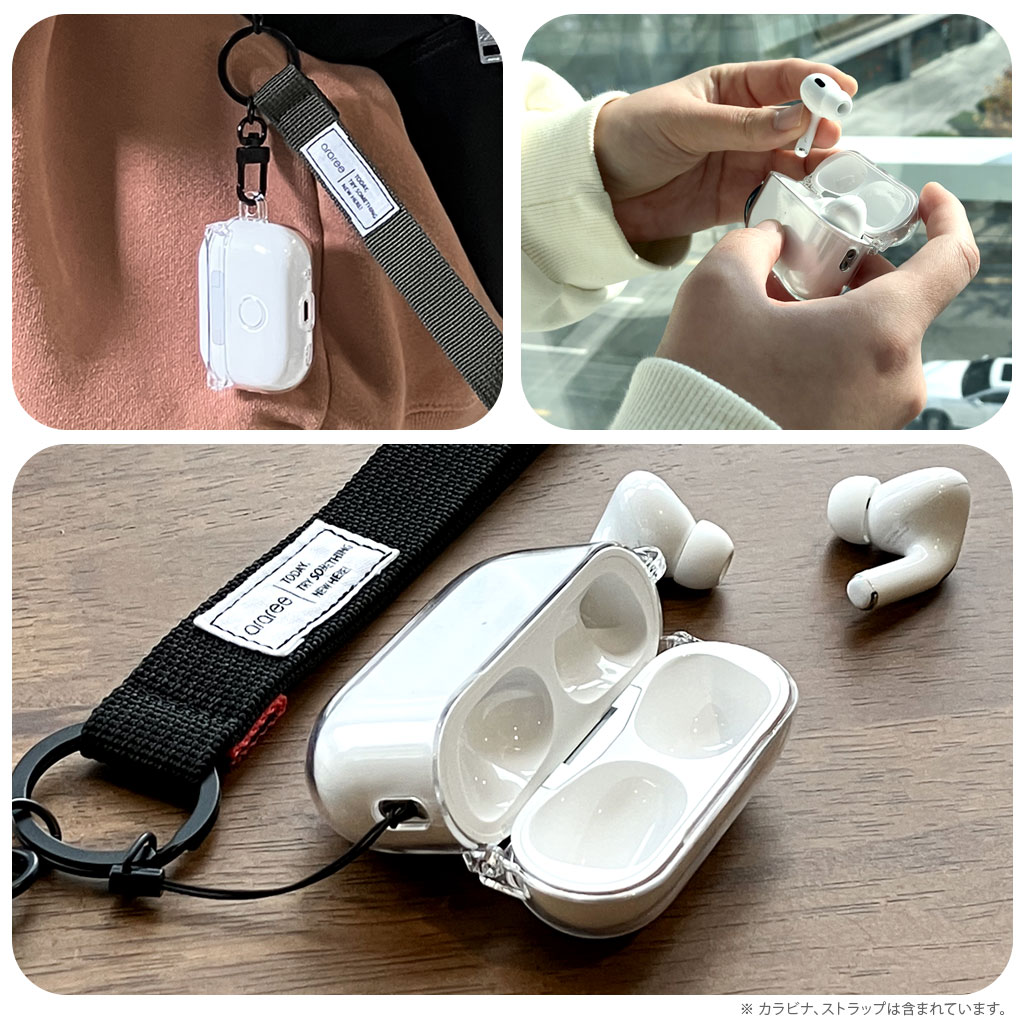 楽天市場】araree Airpods Pro 第2世代 USB-C ハードクリアケース Nu