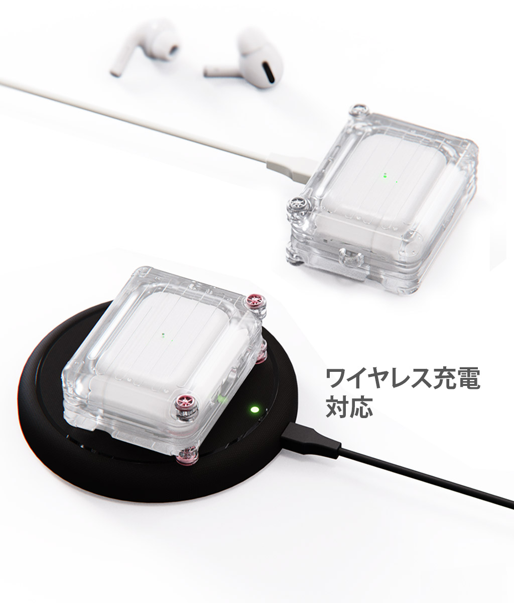 楽天市場】AirPods pro ケース airpods pro2 ケース LED表示対応