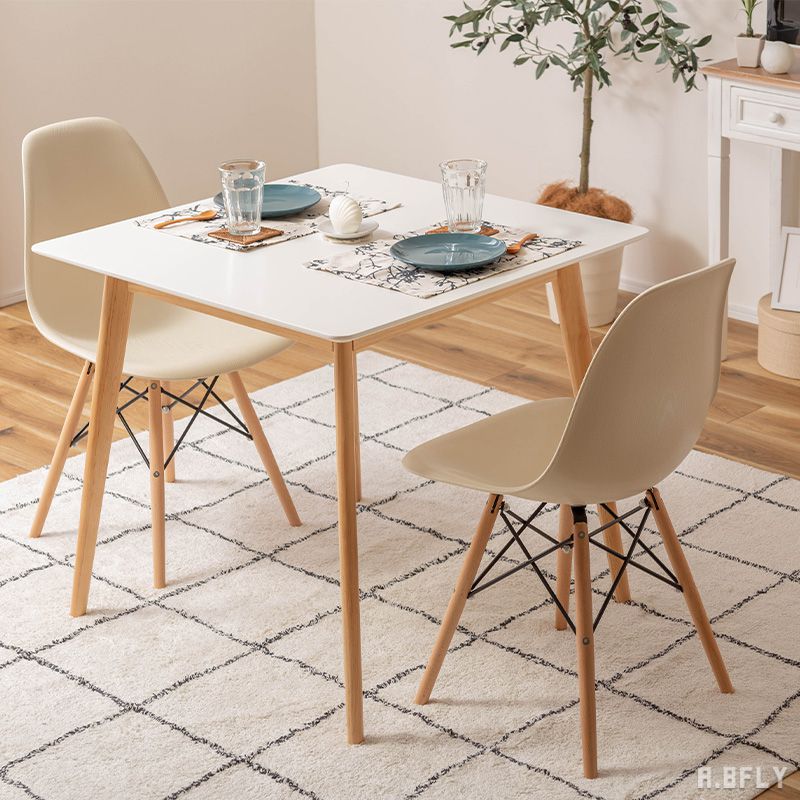 楽天市場】スクエア ダイニング テーブル 幅80cm 単品 2人用 二人掛け