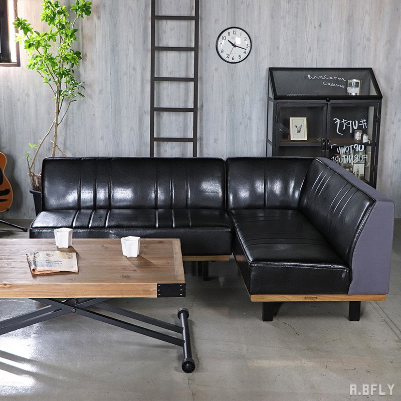 楽天市場】LDソファ2点セット ベンチ+カウチ 2P 二人掛け シンプル