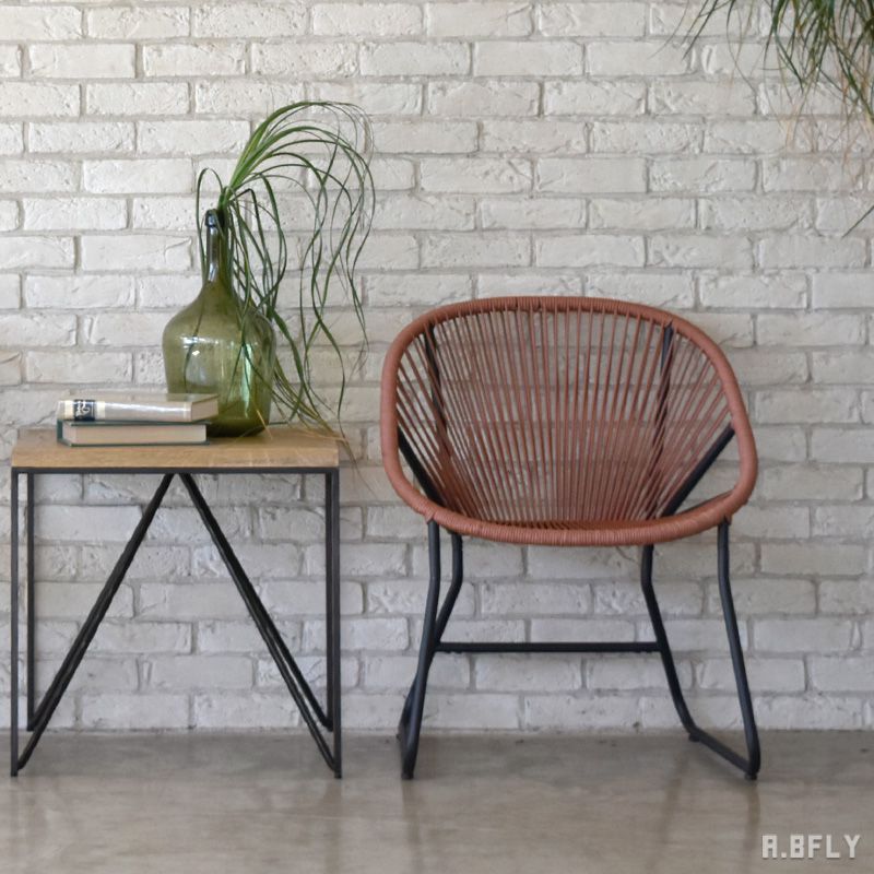 楽天市場】ロープチェア 1P/2P ラウンジチェアー 椅子 ダイニング