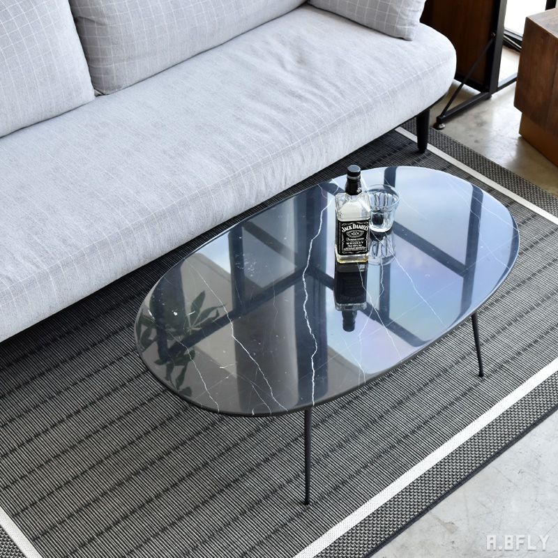 楽天市場】【SS限定｜最大8,000円OFFクーポン】大理石 テーブル 楕円形