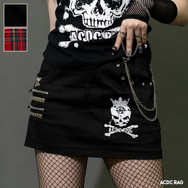 楽天市場】PUNKS ミニスカート スカート ミニ丈 ファッション 原宿