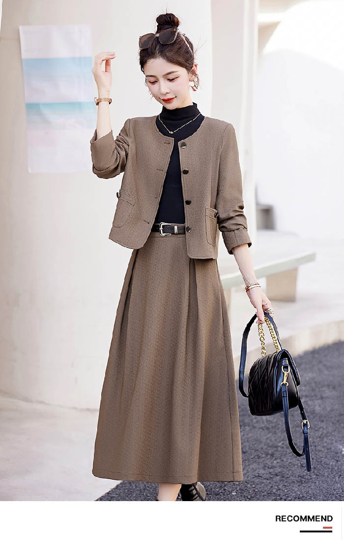 楽天市場】スカートスーツ 2点セット セットアップ レディース