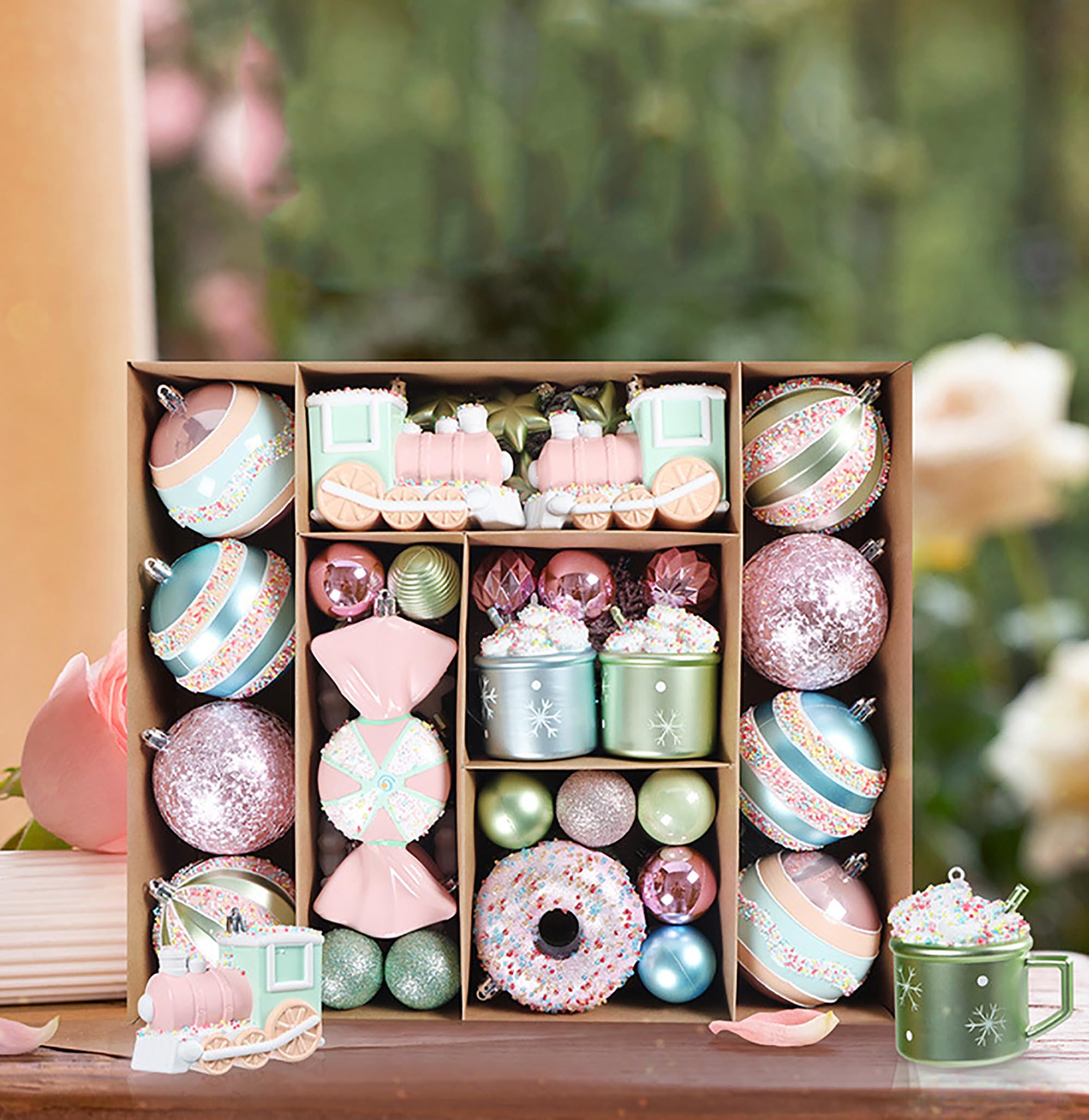 楽天市場】クリスマスツリー オーナメント かわいい ピンク 豪華