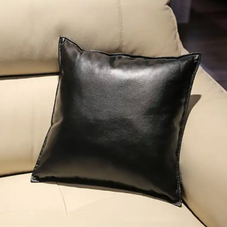 楽天市場】PUレザー クッションカバー 45×45cm 座布団カバー フェイク