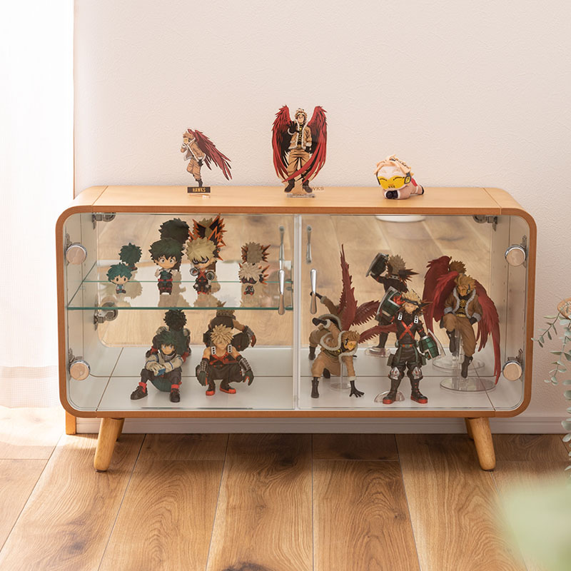 楽天市場】コレクションシェルフ ロータイプ ガラスケース PT-613NA