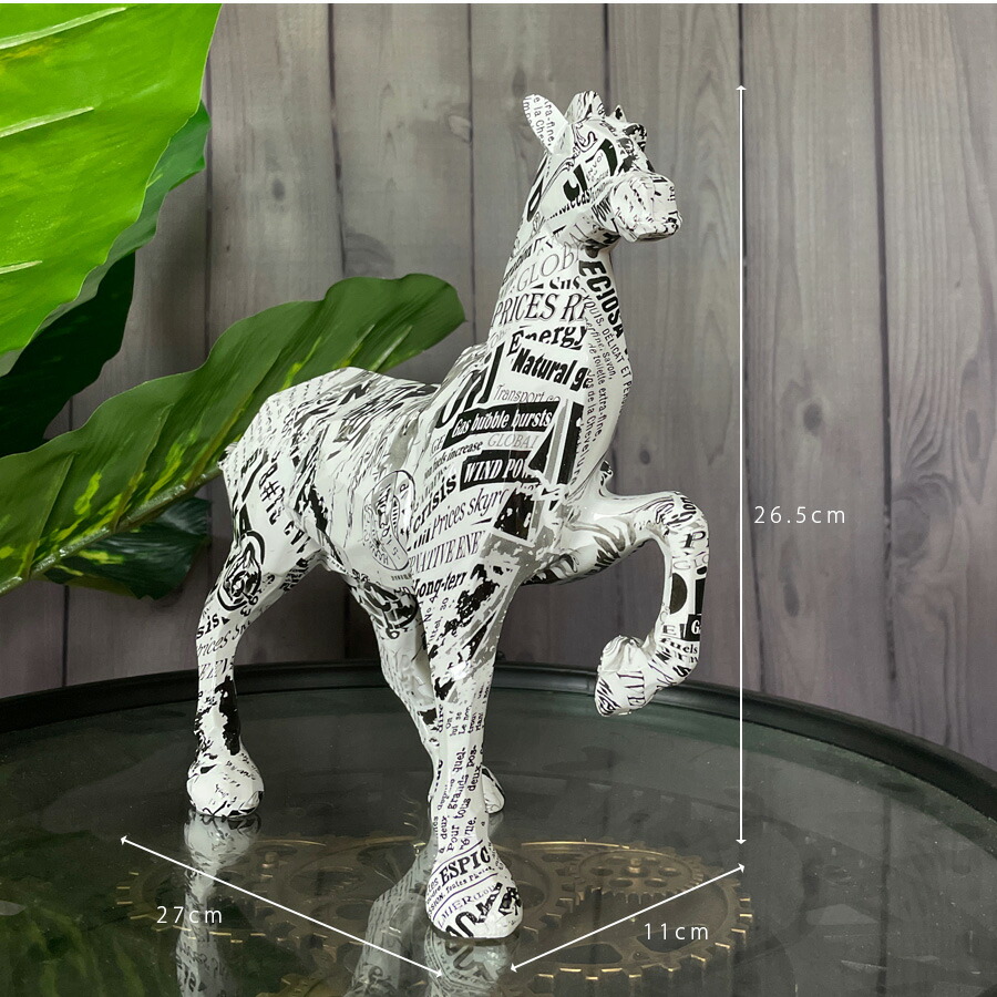 楽天市場】5日限定10%offクーポン オーナメント インテリア 置物 馬