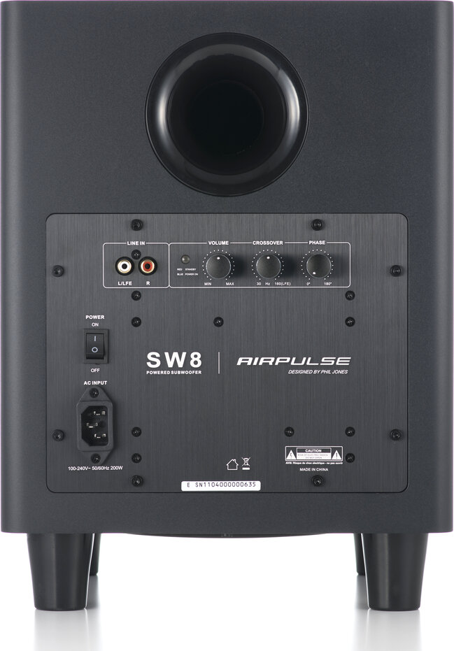 楽天市場】【送料込】AIRPULSE SW8 アクティブ サブウーファー : 愛曲
