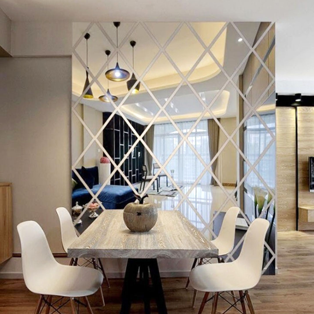 楽天市場】スーパーセール10％OFF 3/11終了 ミラー 鏡 ひし形ミラー 62