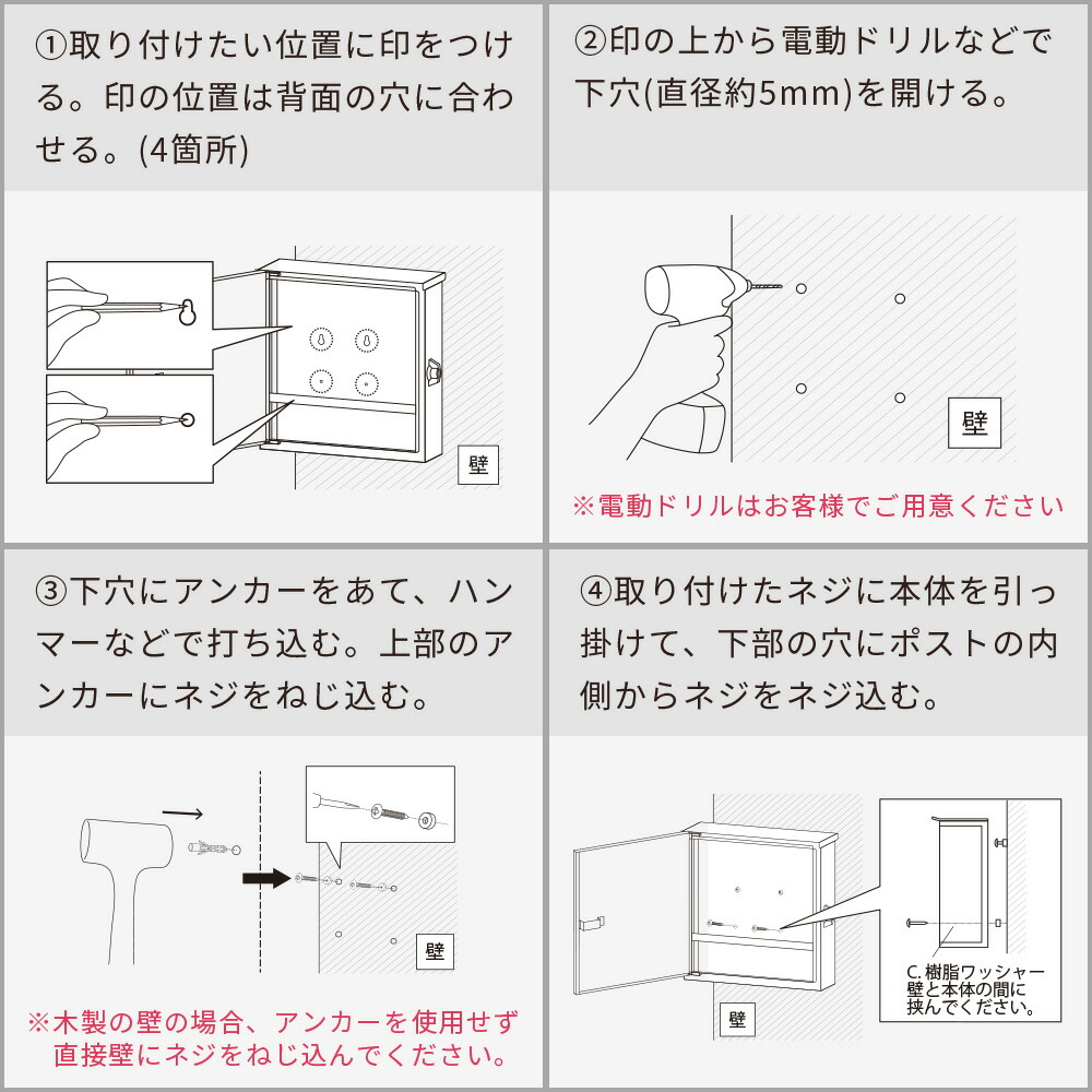 楽天市場】【LINE追加300円クーポン】ポスト 壁掛け 郵便ポスト 北欧