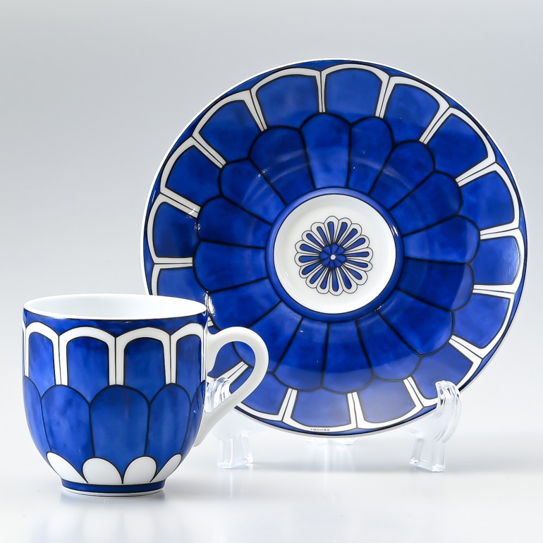 楽天市場】エルメス HERMES ブルーダイユール 030017P2 コーヒーカップ