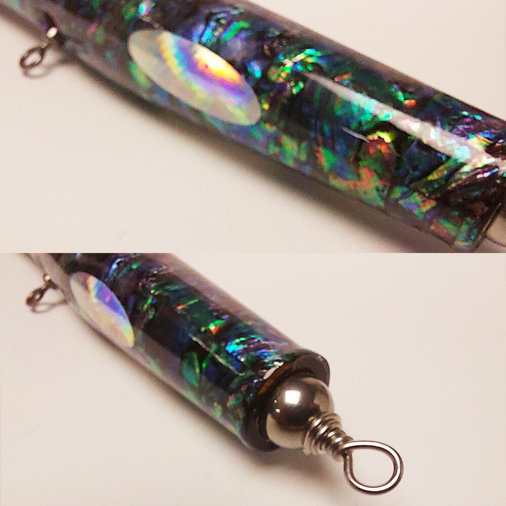 楽天市場】新品 未使用 貝田ルアー トランペット 170 アワビ貼り