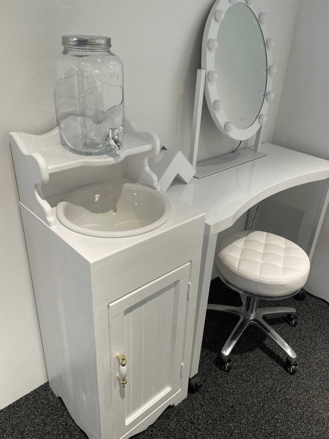 楽天市場】【工事不要】自宅サロン洗面台 保健所審査OK 簡易手洗い洗面