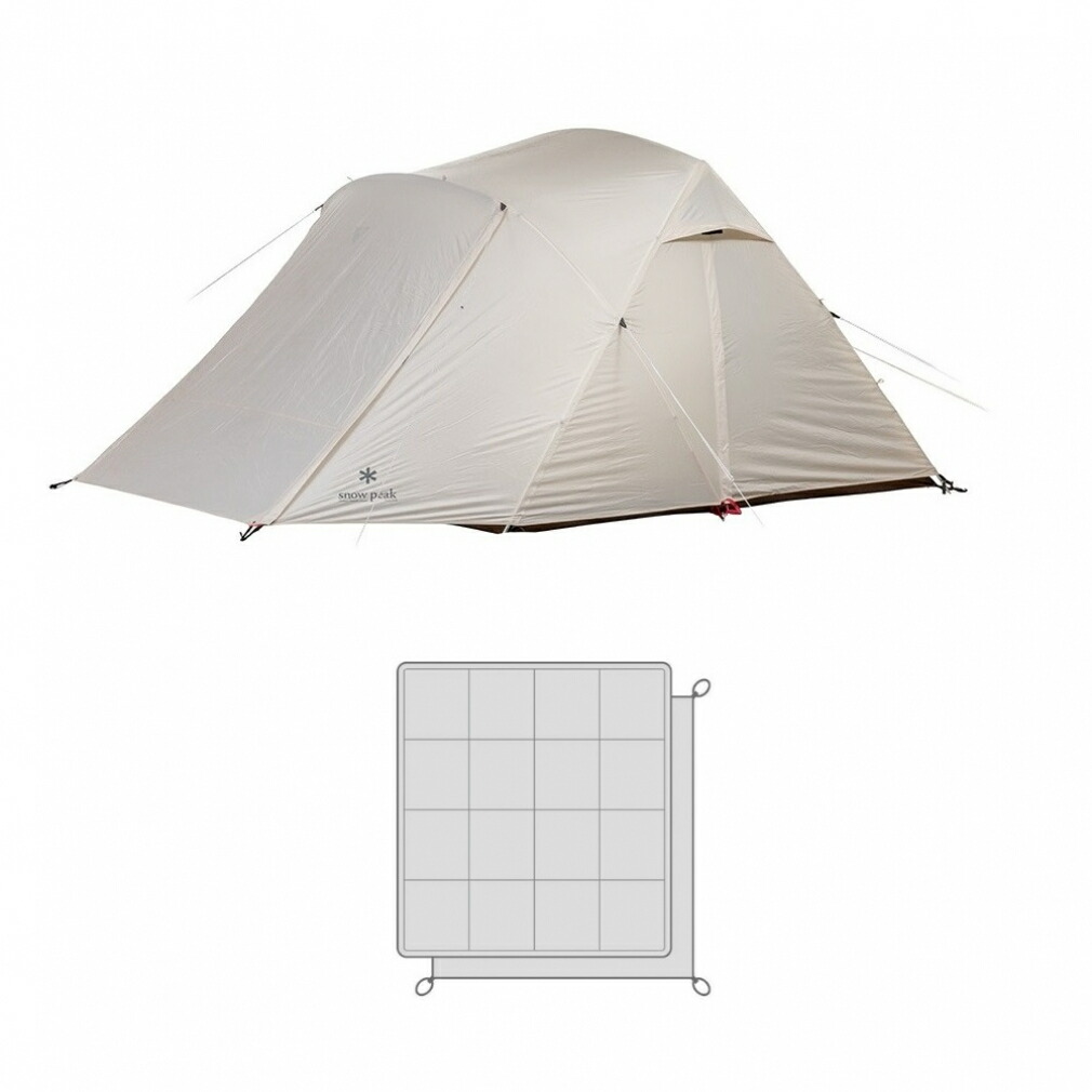 楽天市場】スノーピーク アルファブリーズ ＆ マットシートセット SD