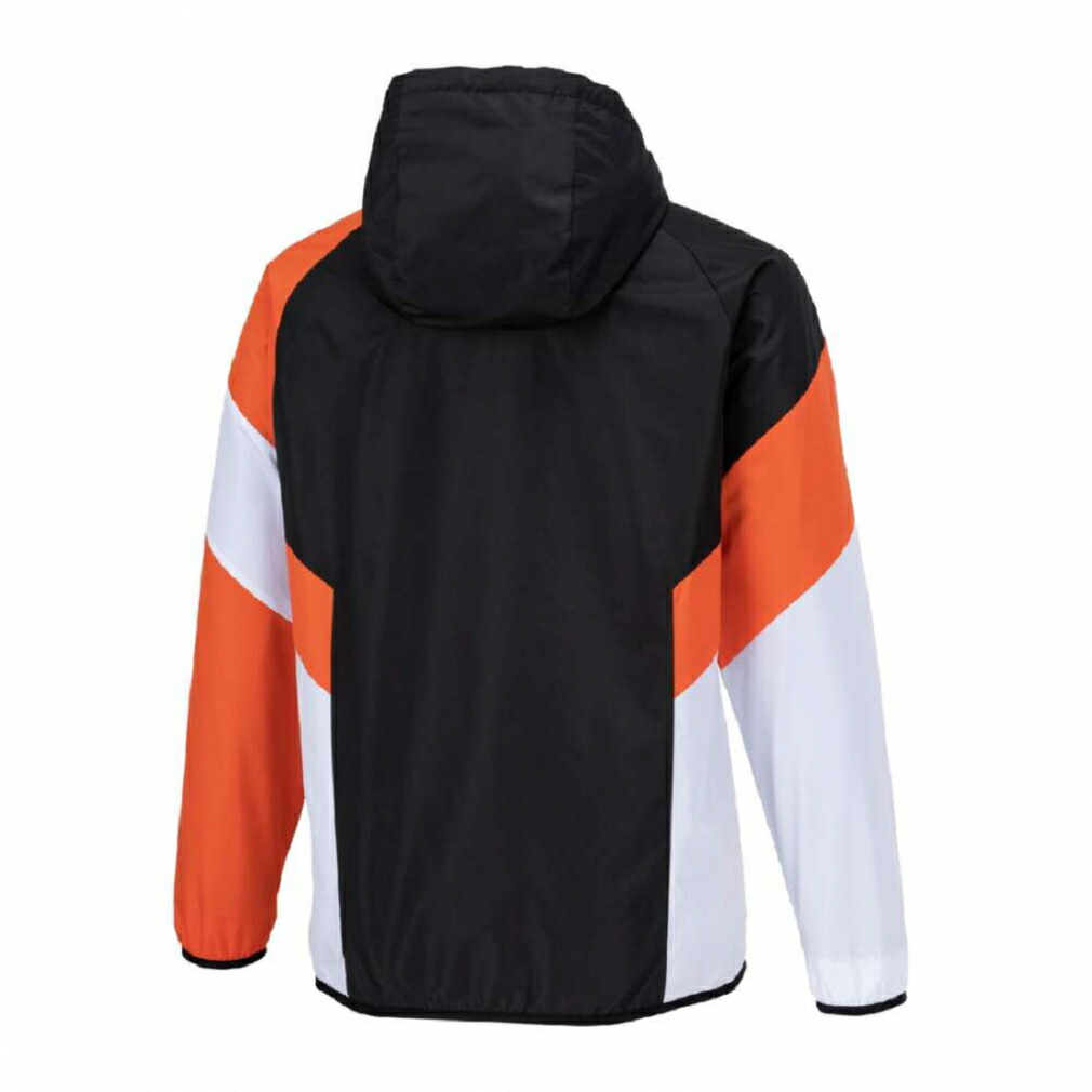 Mizuno ピステ・ウィンドブレーカー 黒/オレンジ 愛媛FC 愛媛FC練習着